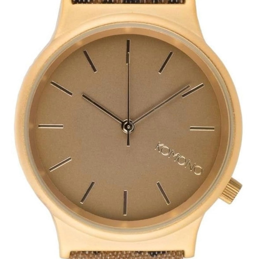 KOMONO Women's Quartz Watch Leopard Print PU Strap KOM-W1802